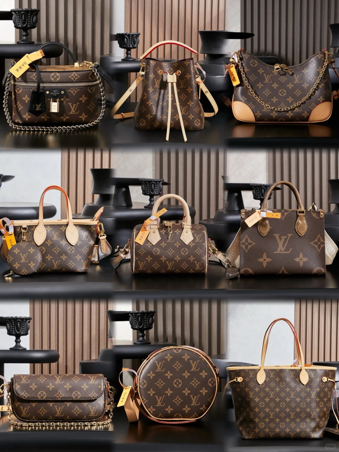 Explore classic monogram bags: NEVERFULL MM for versatility, Boite Chapeau Souple PM for retro charm, and IVY baguette for sophisticated style. Find your perfect match!
